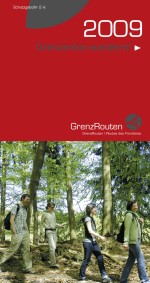 Cover der Grenzrouten-Broschüre